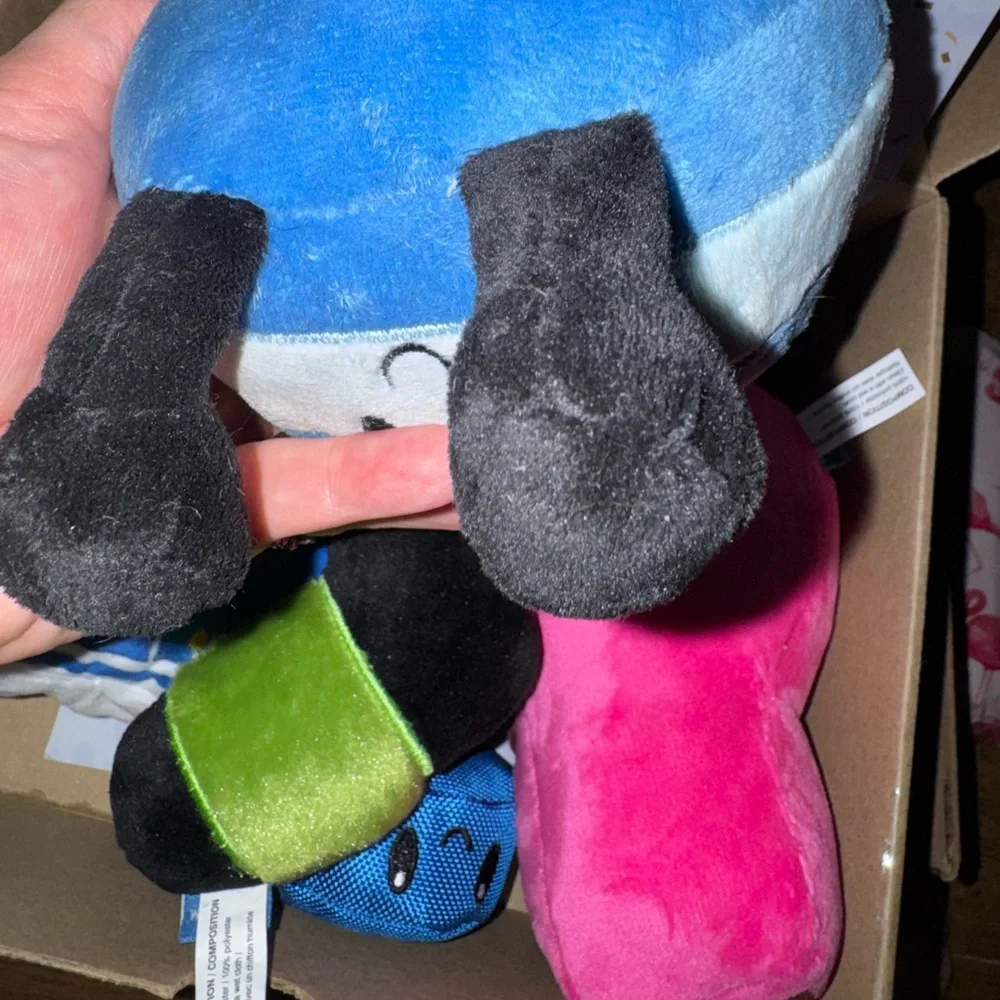Olympic curling DOG Toy NEW Woof pack like bark box L kettle bell weight plush